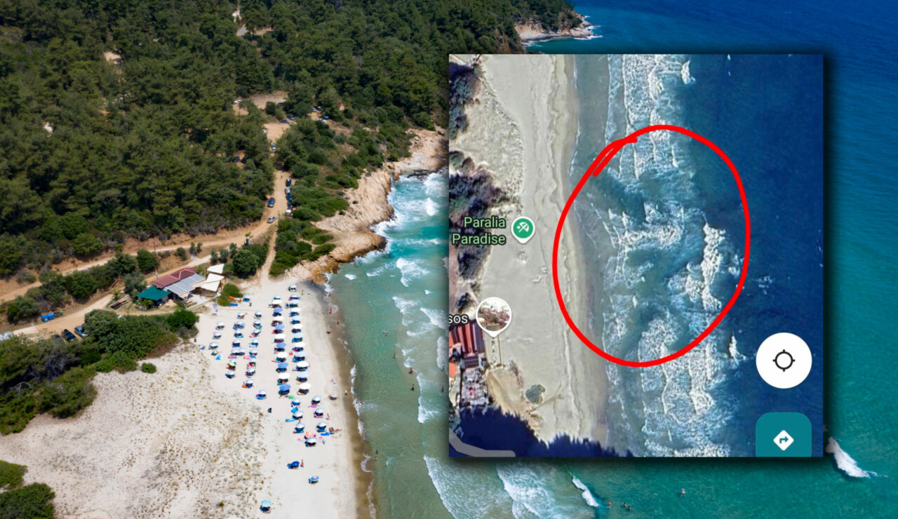 Una dintre cele mai populare plaje din Thassos ascunde un pericol mortal. Un turist român a avertizat: „Ucigași tăcuți”