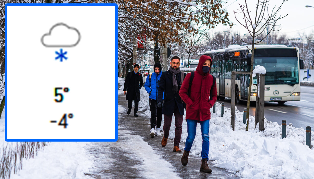 Vine iarna și în București! Pe ce dată ninge, potrivit meteorologilor Accuweather