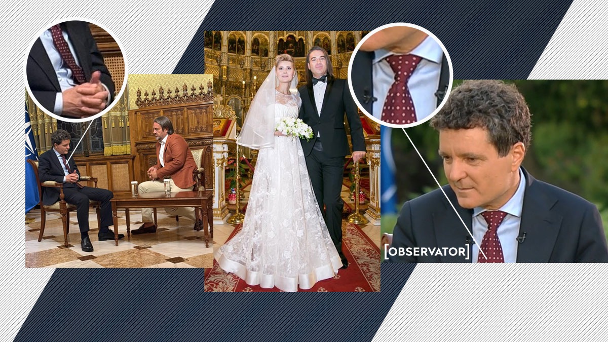 Soțul vedetei Antena 1 Alessandra Stoicescu, întâlnire cu Nicușor Dan, la Cotroceni. A intrat soțul vedetei în Palat, în timpul interviului soției?