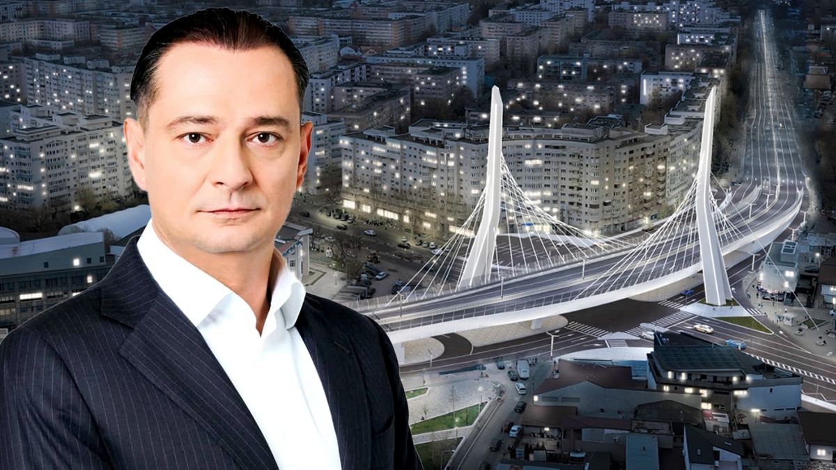 Primarul Daniel Băluță a anunțat când va fi gata Pasajul Apărătorii Patriei. Noul pod va avea și linie de tramvai