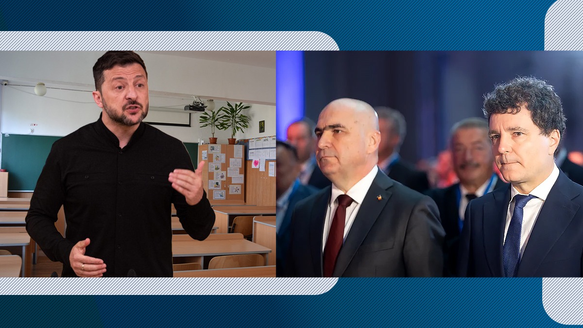 Zelenski le predă o „lecție” importantă lui Nicușor Dan și Ilie Bolojan. Țara aflată în război crește bugetul educației cu 1,35 miliarde de euro. În Ucraina, cresc salariile și bursele/ În România, “pacea politică” îngroapă educația. Scăderi pe linie