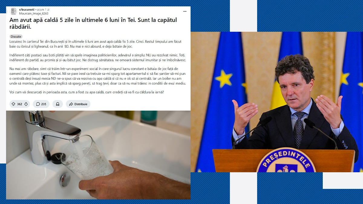 Bucureștean din Sectorul 2, REVOLTAT după ce a avut apă caldă doar 5 zile în ultimele 6 luni