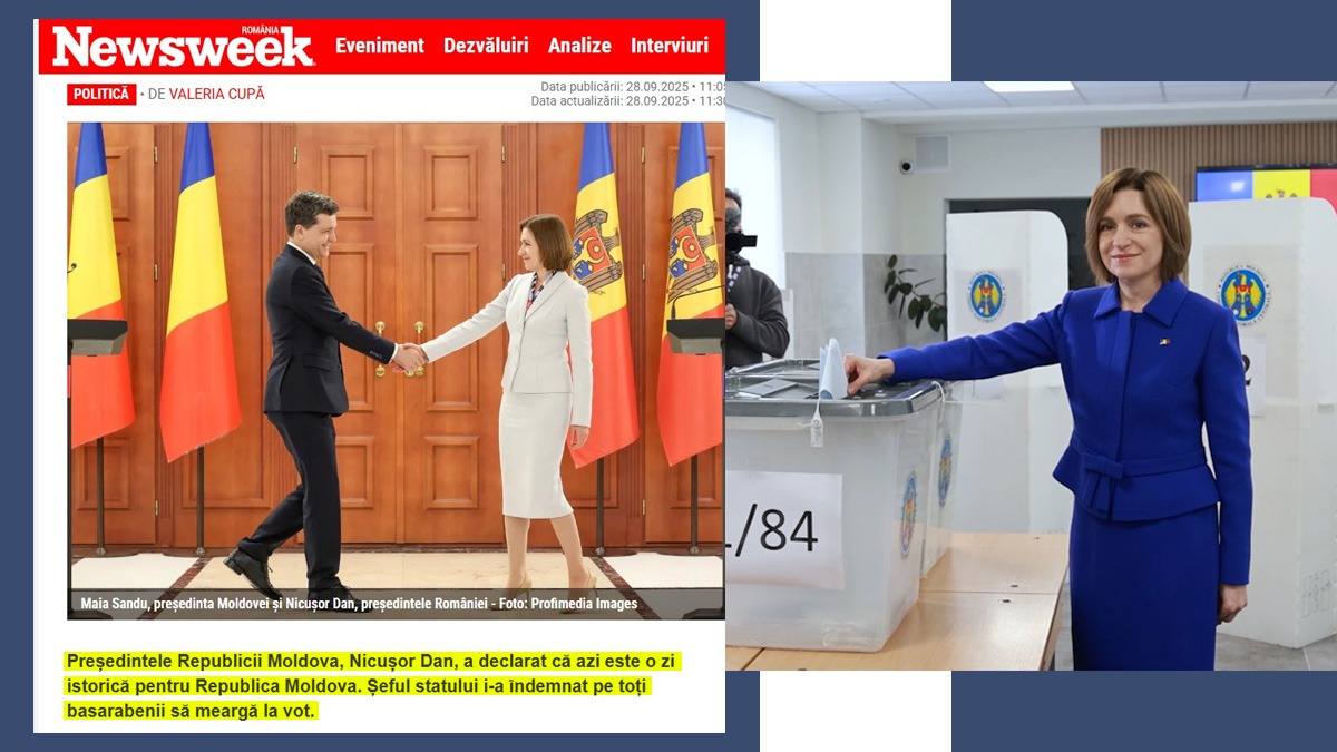GAFĂ, în ziua votului, a unui site din România: Nicușor Dan, președintele Republicii Moldova