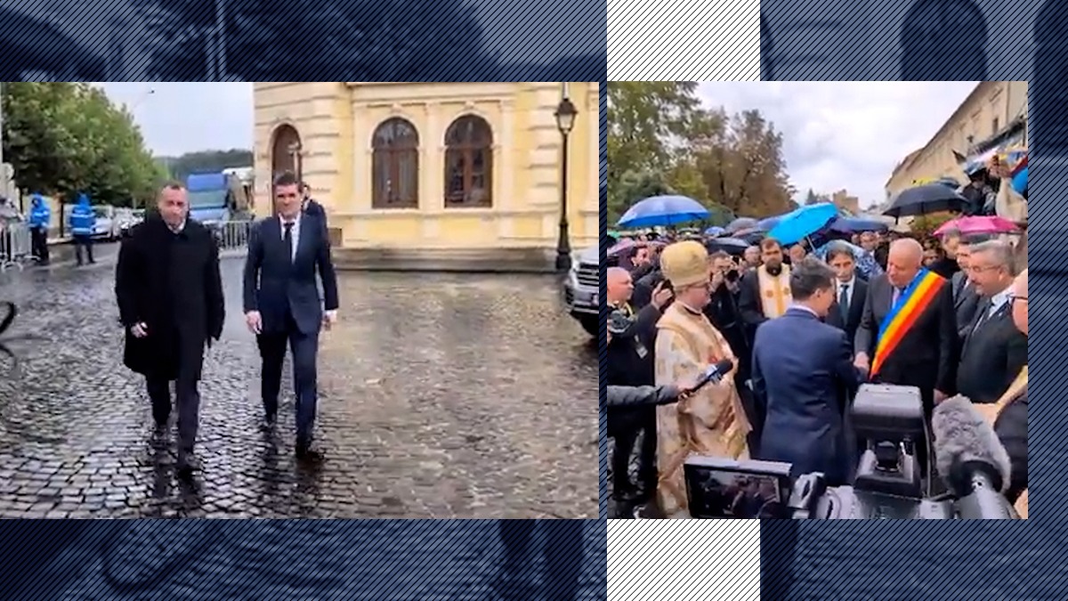 Nicușor Dan, prezent la funeraliile Cardinalului Lucian Mureșan de la Blaj. Zeci de credincioși participă la slujba de înmormântare