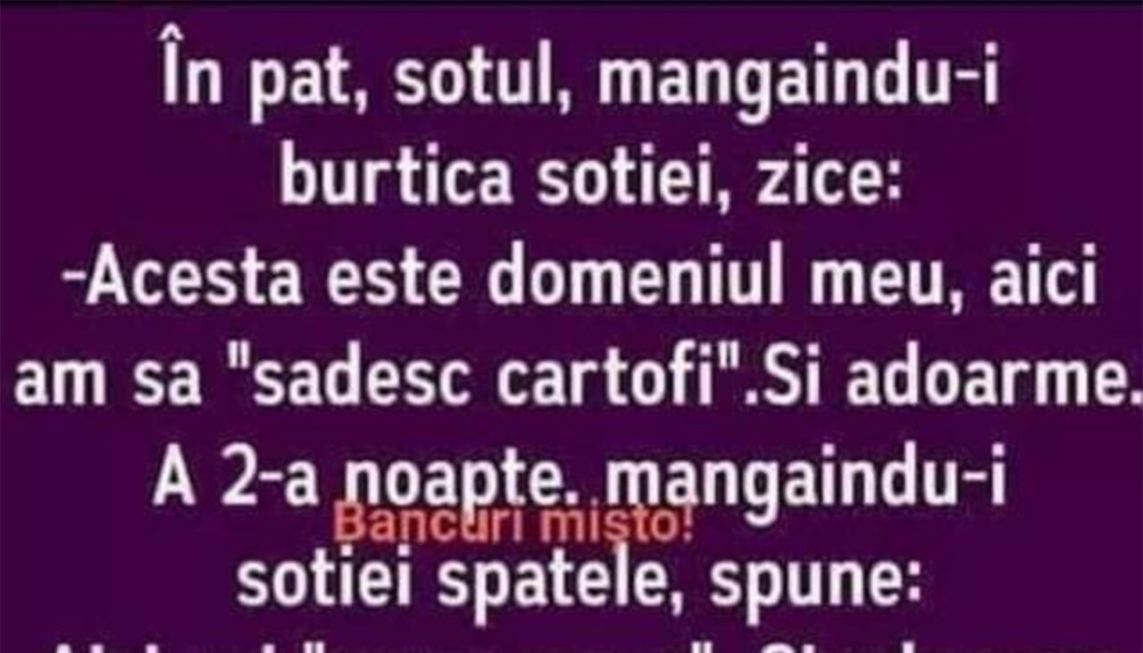 Bancul de sâmbătă | Acesta este domeniul meu!