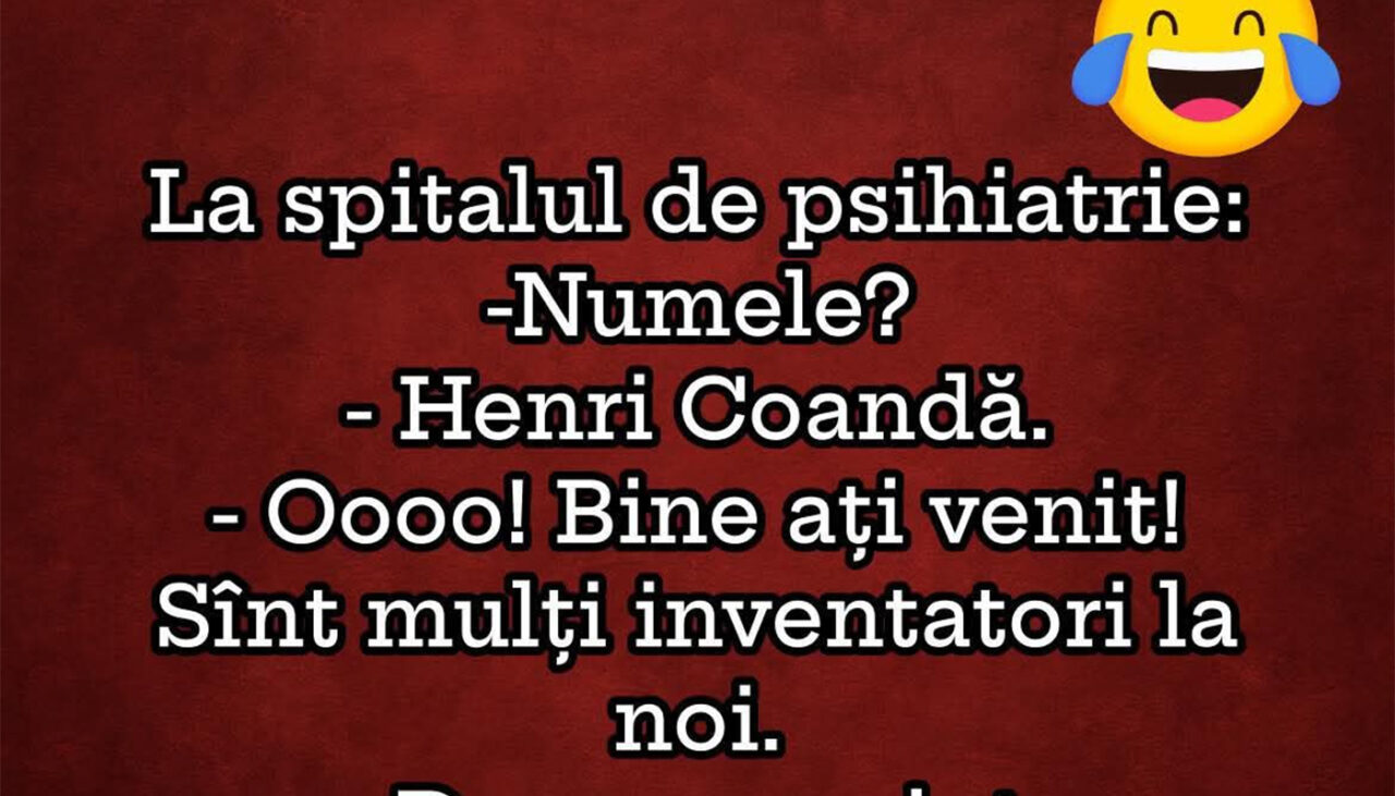 Bancul de marți | La spitalul de psihiatrie