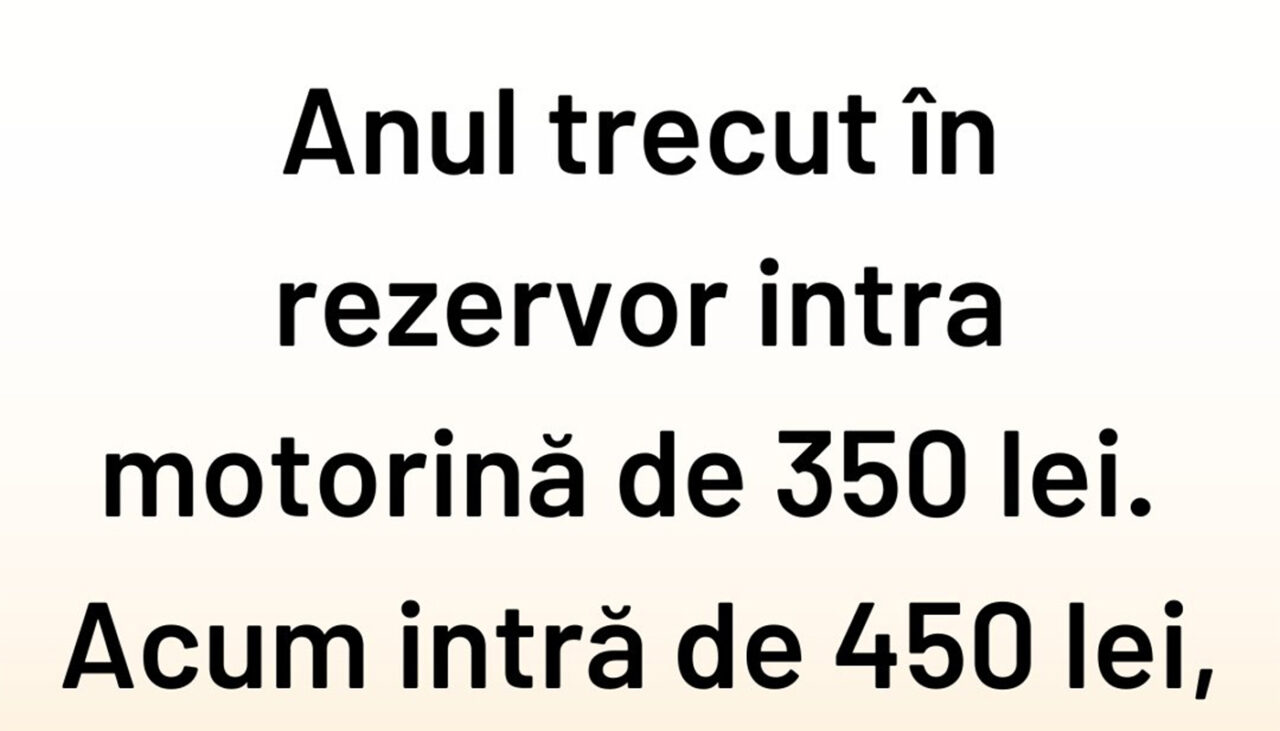 BANCUL ZILEI | Motorină de 350 lei și de 450 lei