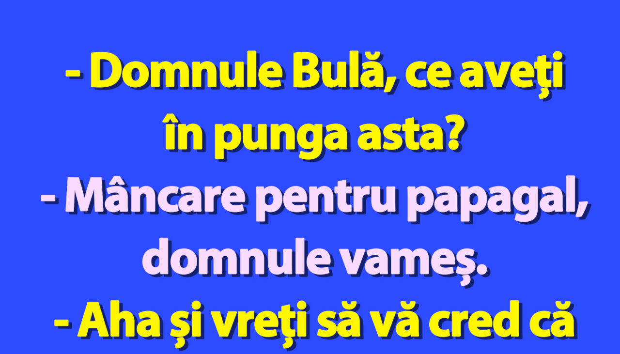 BANC | Bulă și vameșul