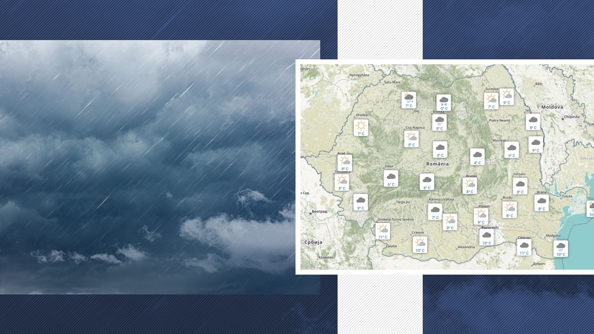 „Am început ziua cu o vreme mohorâtă”. ANM, precizări de ultimă oră pentru Gândul. Unde va ploua și cât de tare va bate vântul