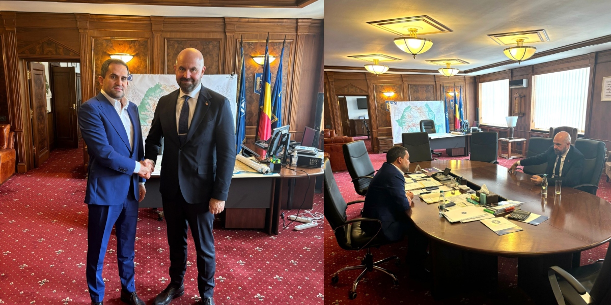 Ciprian Șerban, întâlnire cu ministrul Infrastructurii din Moldova: „A7 și A8 vor contribui la dezvoltarea economică a celor două state”
