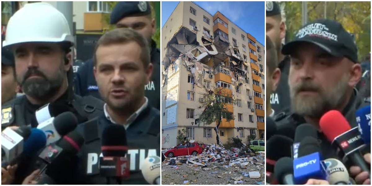 Primele informații de la anchetatori în explozia din Rahova: Două victime, făcute scrum. Poliția a apelat la analize AND / Blocul se poate prăbuși în orice moment