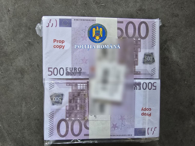 Poliția Română a răspuns ironiilor după ce a confiscat 960 de milioane de euro în bani falși, recuzită pentru un film
