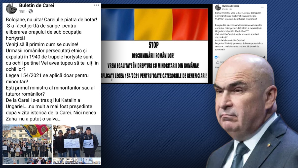 Lui Ilie Bolojan i se pregăteşte, la Carei, o primire asemănătoare cu a lui Nicuşor Dan, la Iaşi: „Vei da socoteală!”