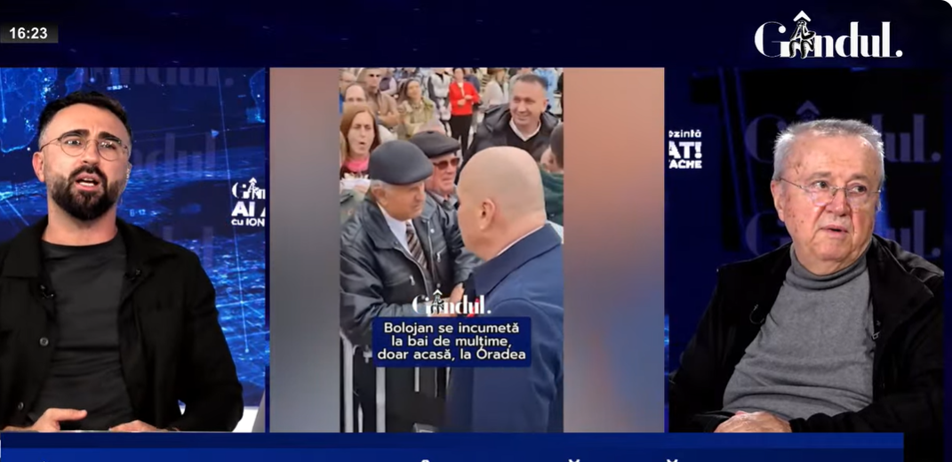 Ion Cristoiu, replică la imaginile cu Bolojan care face baie de mulțime: „Baloane de săpun”