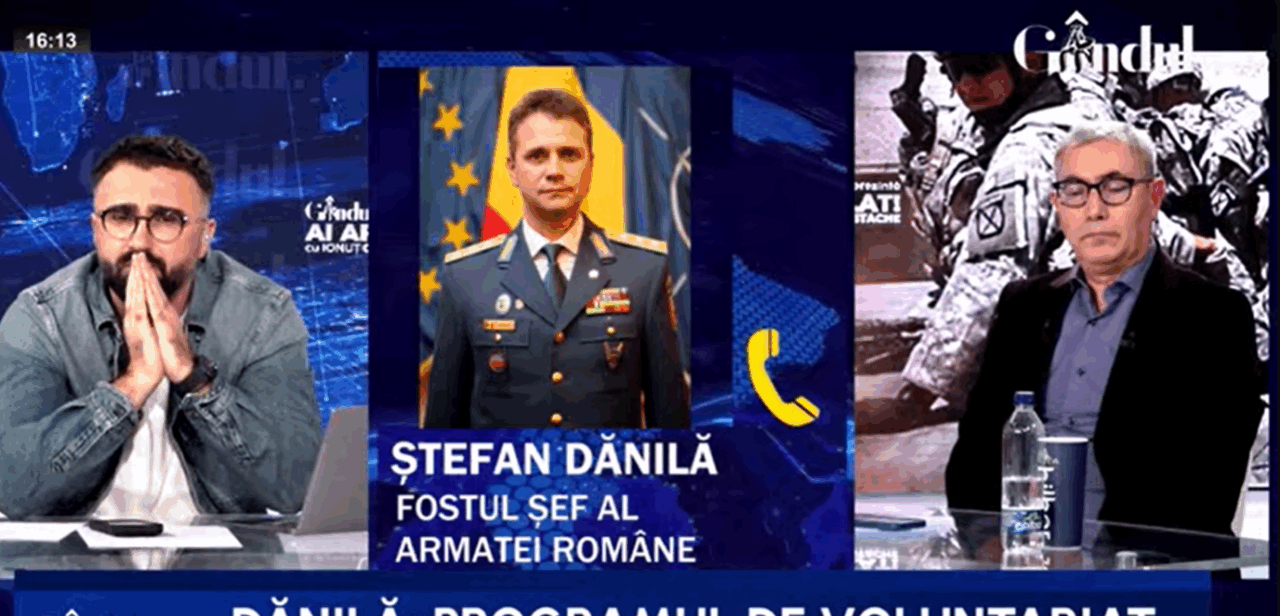 Ștefan Danilă, fost șef al Statului Major critică MAPN: „Programul de voluntariat este o glumă!”