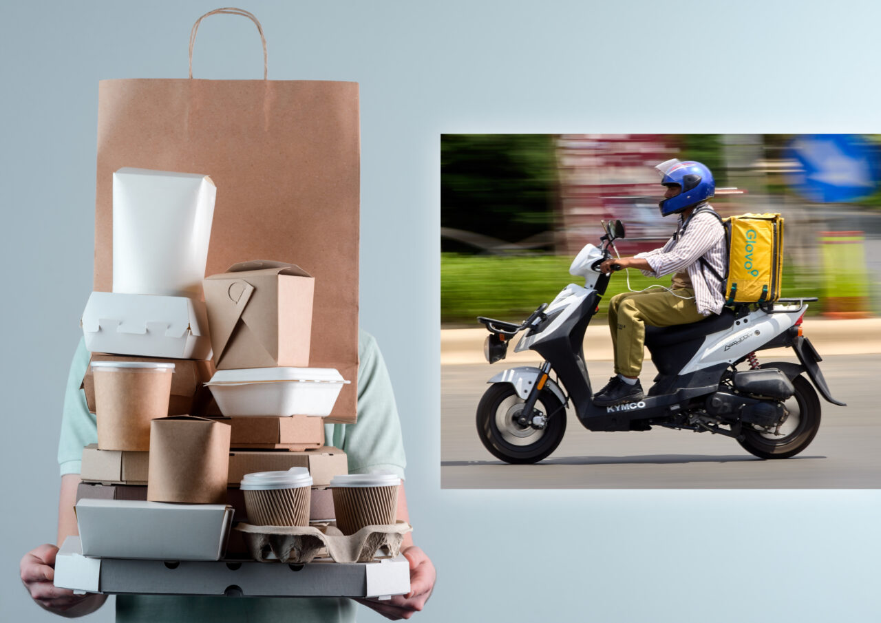 Câți bani primește un livrator Glovo care lucrează pe timp de ploaie. Ce sunt „bonusurile de vreme rea”