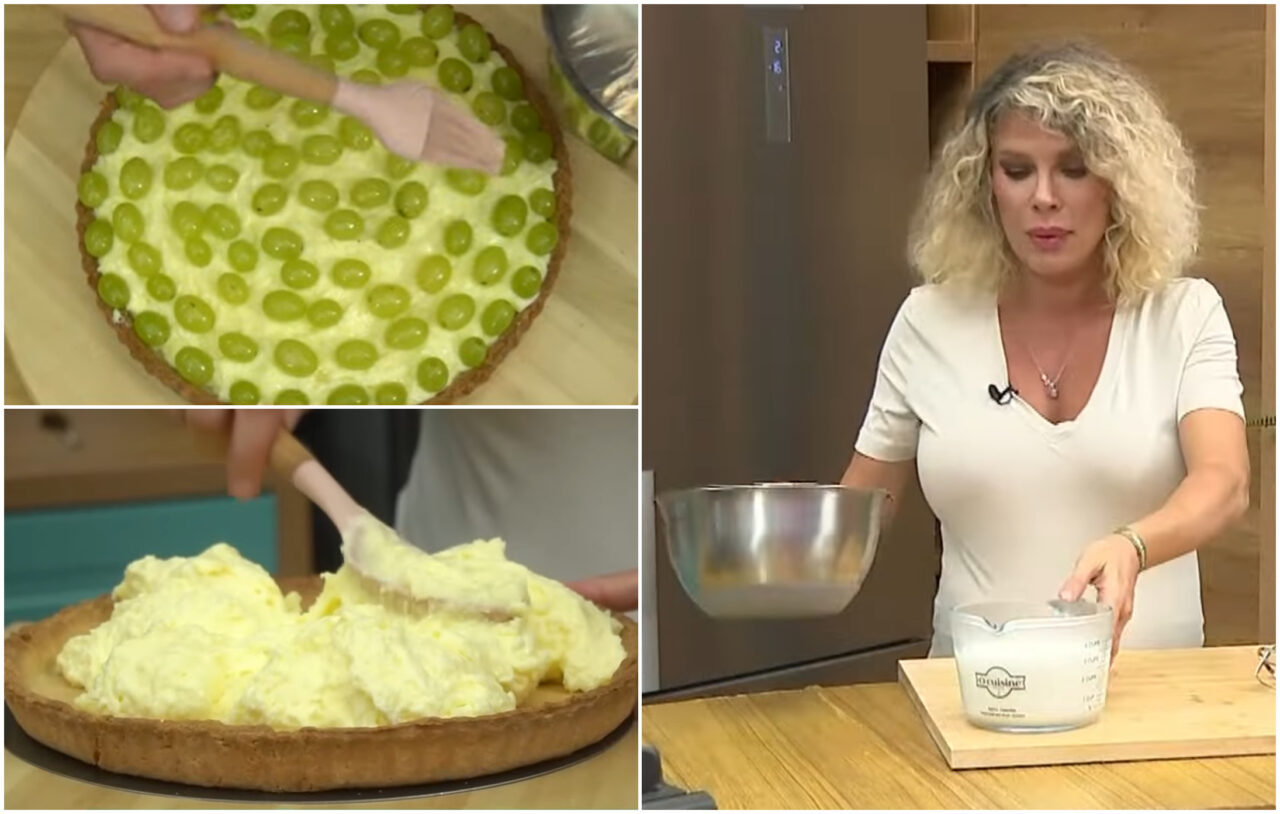 Cea mai simplă rețetă de tartă de struguri a Alinei Laufer. Cum pregătești un desert delicios de toamnă