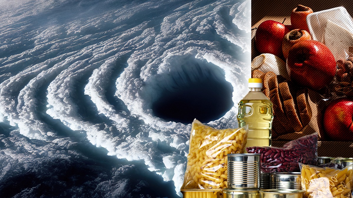 Românii s-au înghesuit în supermarkete pentru a-și face PROVIZII din cauza Ciclonului Barbara. Bătrână: „Mi-am luat legume, carne, fructe, de toate”