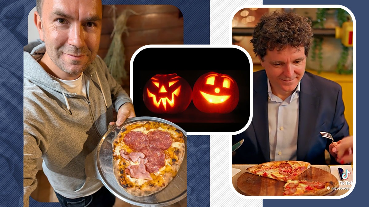De acest Halloween, Cătălin Drulă s-a deghizat în Nicuşor Dan. Vorbește la fel, se comportă la fel, acționează la fel, îl invocă la tot pasul. Ba chiar îi copiază și campania electorală. S-a pozat și el cu pizza „câștigătoare”. Urmează clipul de la salonul de tuns?