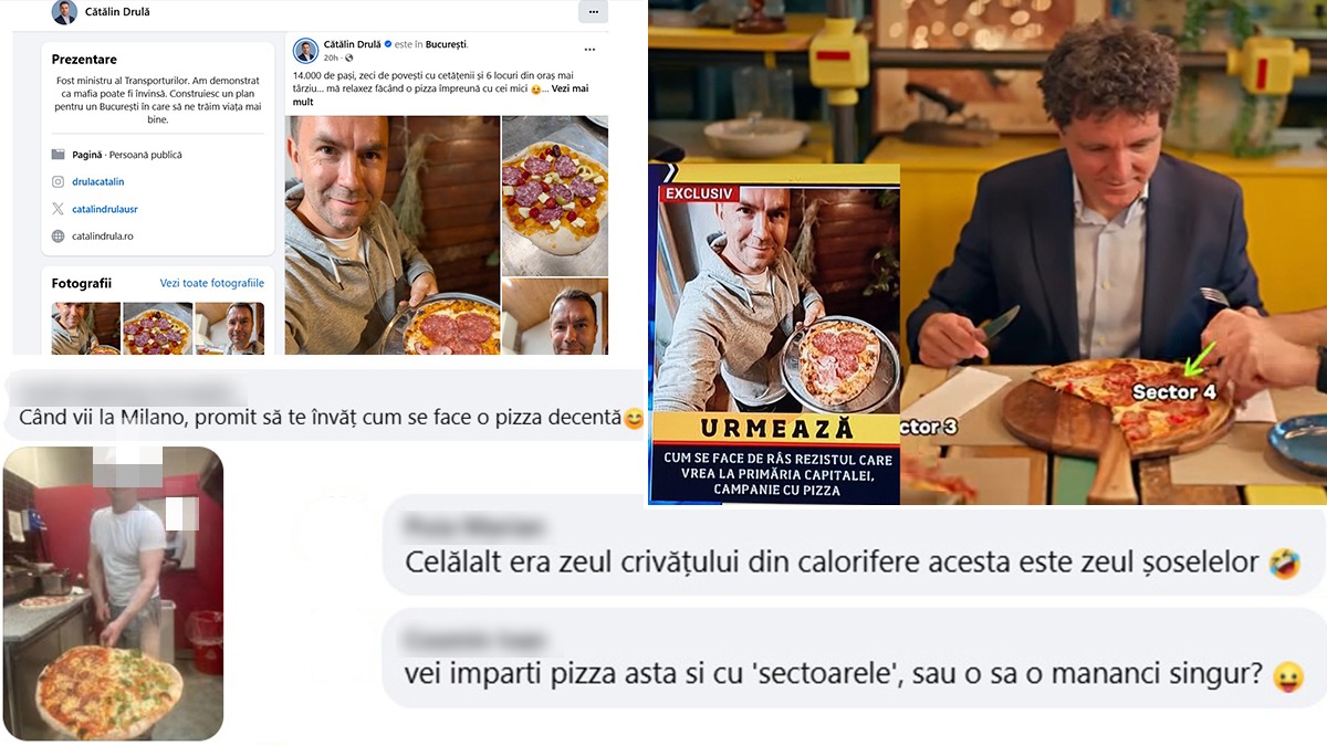 De acest Halloween, Cătălin Drulă s-a deghizat în Nicuşor Dan. Vorbește la fel, se comportă la fel, acționează la fel, îl invocă la tot pasul. Ba chiar îi copiază și campania electorală. S-a pozat și el cu pizza „câștigătoare”. Urmează clipul de la salonul de tuns?