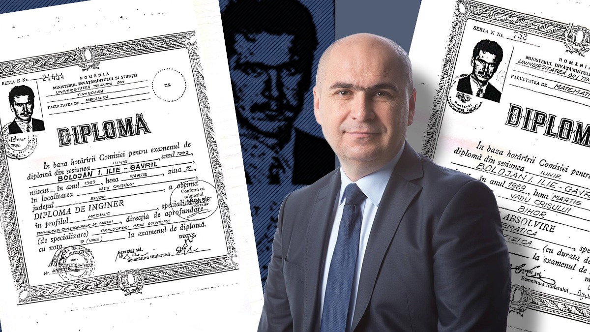 Premierul Ilie Bolojan își publică diplomele după ce presa a scris că ar fi probleme cu anii de studii. De vină pentru neconcordanțe, ARMATA