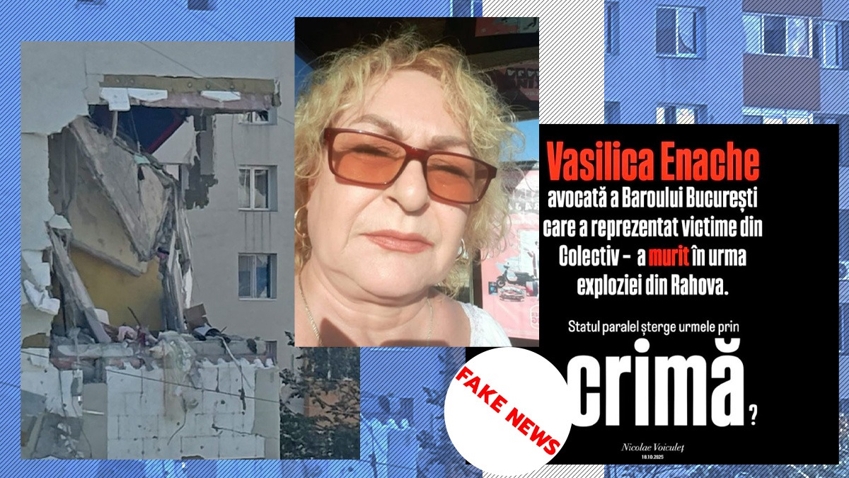 Gândul dezamorsează teoria conspirației „lichidării avocatei Colectiv”. Legătura REALĂ a avocatei Enache – ucisă în explozia din Rahova – cu cazul Colectiv