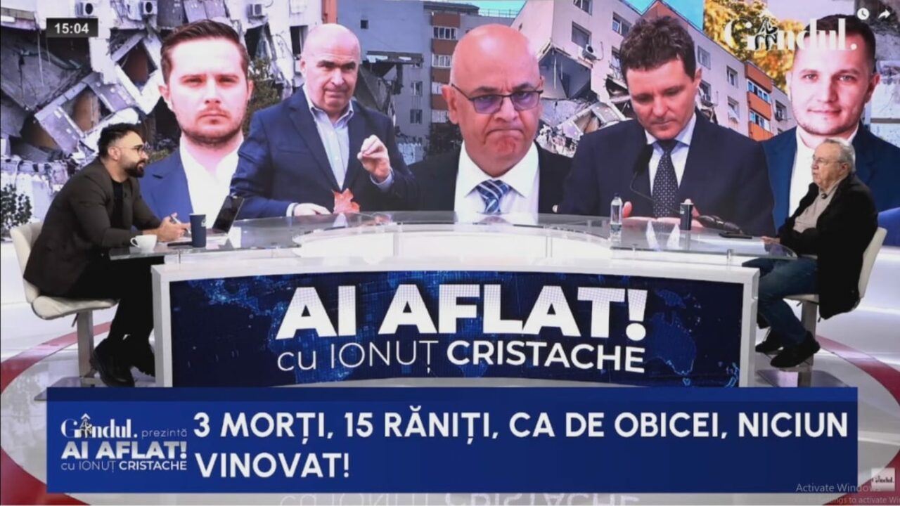 Țara anchetelor degeaba. Cristoiu: „Cred că în tragedia blocului din Rahova a fost gaz rusesc”