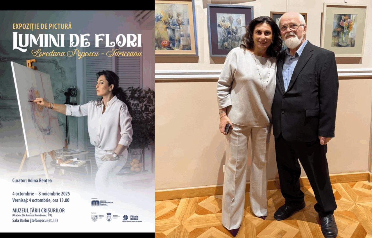 Vernisajul expoziției de pictură: LUMINI DE FLORI