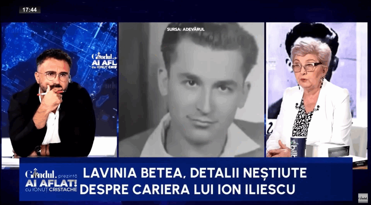 Lavinia Betea: „Cum s-a scris destinul lui Iliescu: Fiu de ilegaliști, student model și viitor președinte al Tineretului Român”