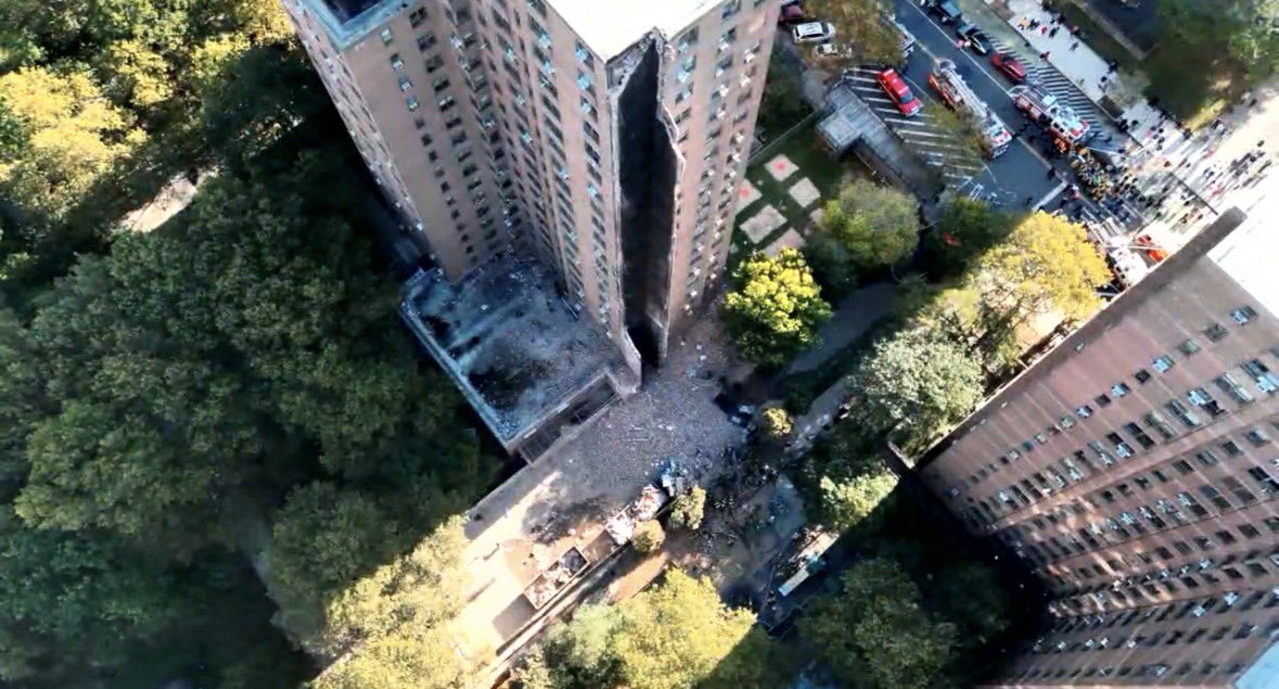 Anchetă a autorităților la New York, după o explozie ce a dus la prăbușirea parțială a unui BLOC de 20 etaje din Bronx
