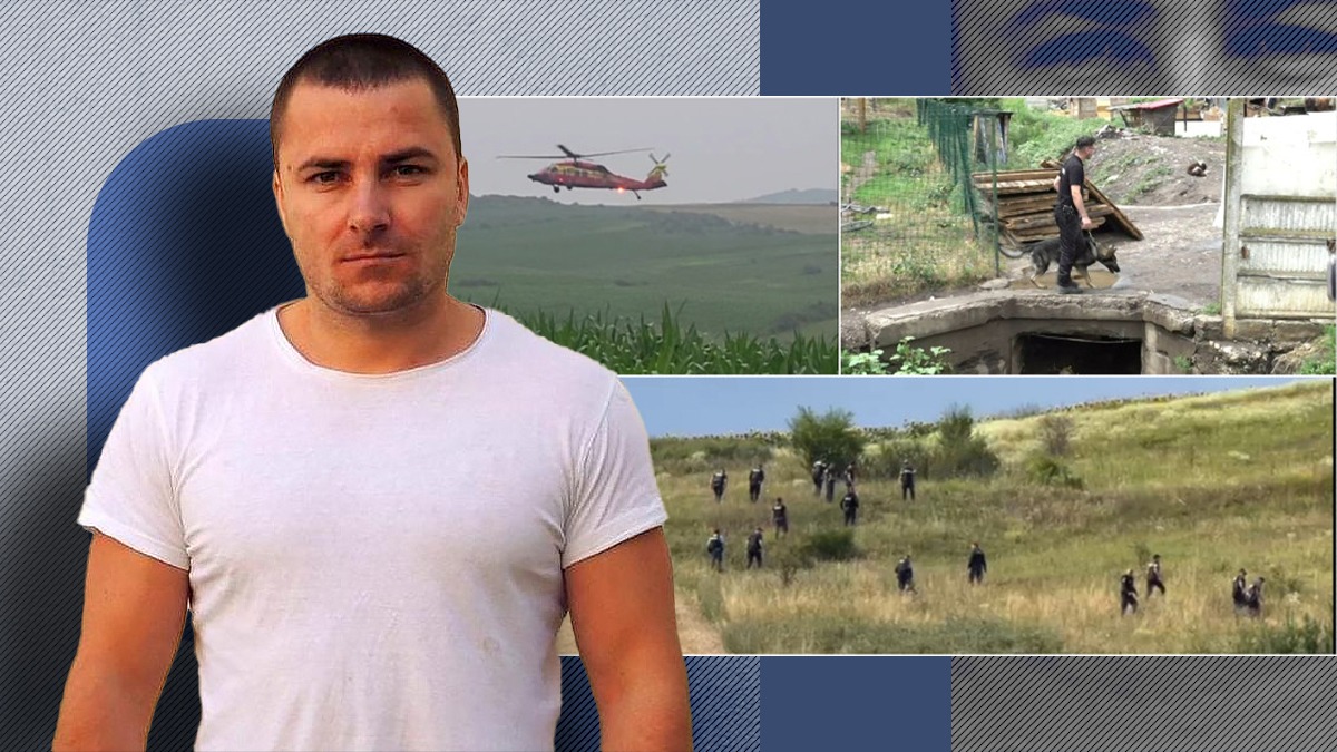 Fugarul Emil Gânj a ieșit din ascunzătoare. Unde a fost reperat cel mai căutat criminal din România