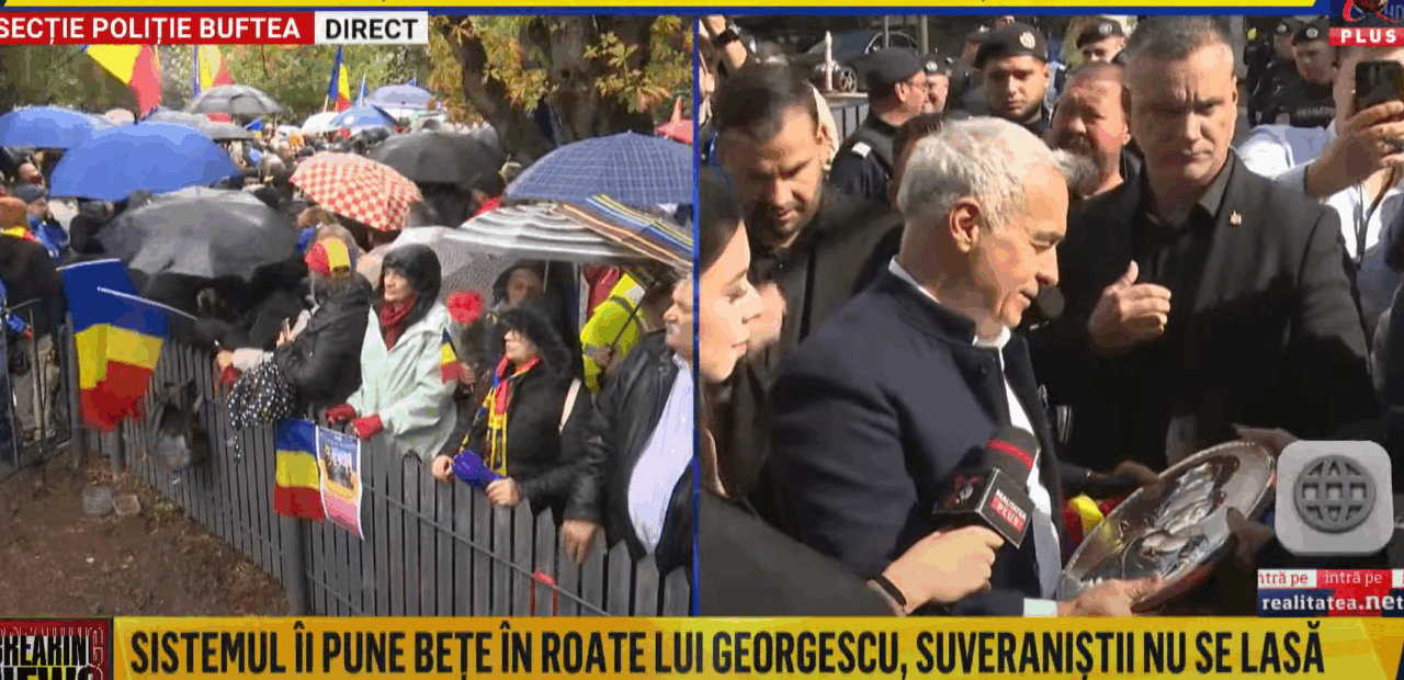Călin Georgescu merge marţi la Poliţia Buftea ca să semneze controlul judiciar. Simpatizanţii lui sunt deja acolo