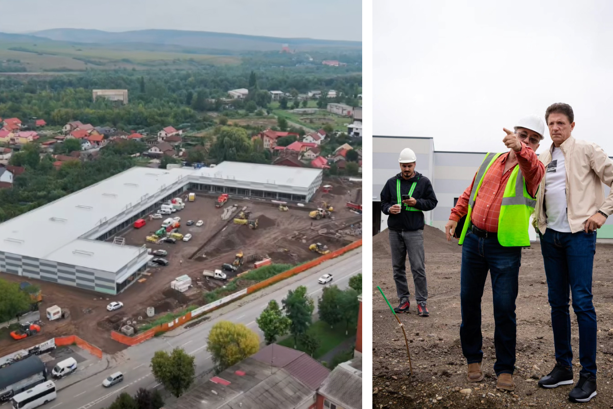 VIDEO „Bijuteria” lui Gică Popescu de 6.000.000 de euro, aproape gata. Mall-ul GP Plaza prinde viață într-un oraș istoric din România