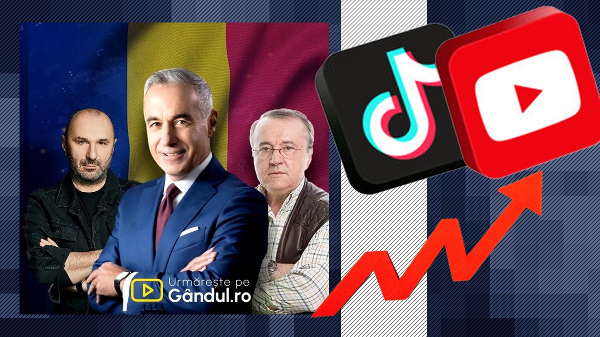 Emisiunea Marius Tucă Show cu Ion Cristoiu și Călin Georgescu invitat, cifre uriașe de audiență