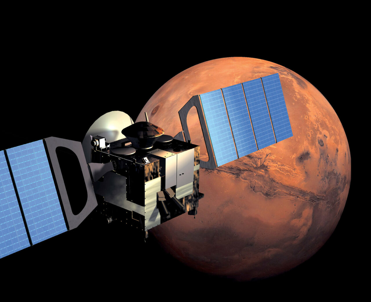 Cometa interstelară 3I/ATLAS, observată cu ajutorul sondelor ExoMars Trace Gas Obiter (TGO) și Mars Express