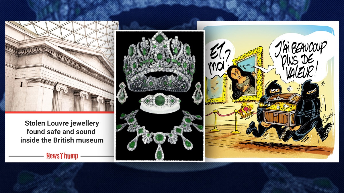Francezii sunt creativi când vine vorba să râdă de autorităţi. Val de ironii cu pisic şi câini care trag după ei bijuterii furate, ieşind din muzeu