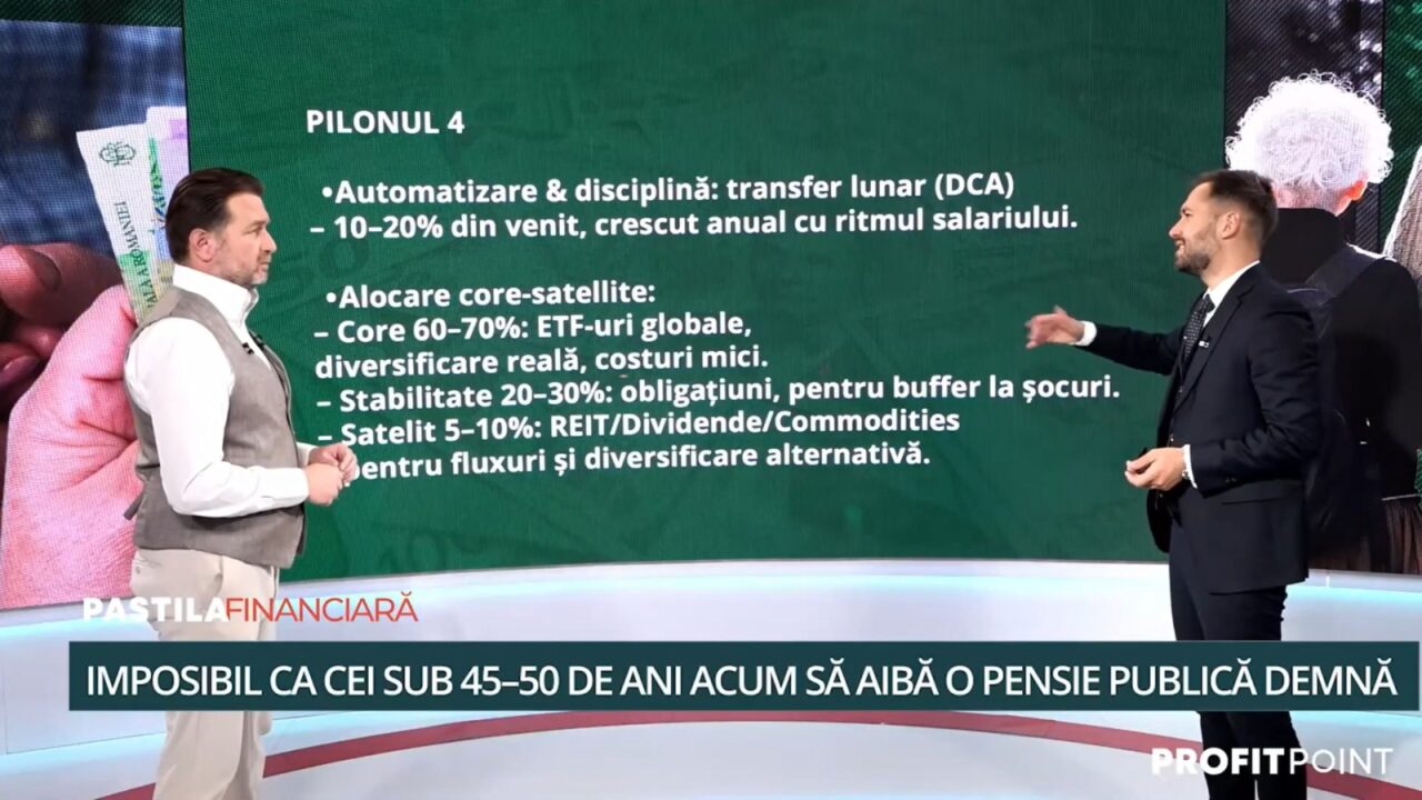 Cum ne asigurăm bătrânețea. Alexandru Chiruță, la Pastila financiară: „Fără pilonul 4, viața la vârsta pensionării o să fie tristă”