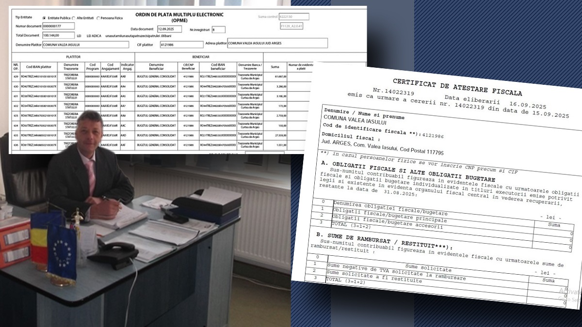 ANAF se face din nou de râs. A publicat, în octombrie, o listă cu datornici din august. Primar, scos dator, spune că fiscul are să-i dea lui bani