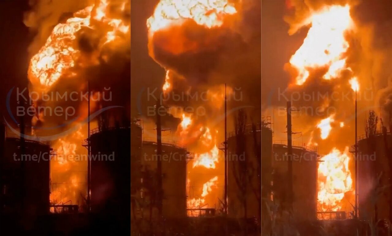 Ucraina anunță că a atacat una din cele mai mari fabrici de muniție din RUSIA, un terminal petrolier și un depozit de armament din Crimeea