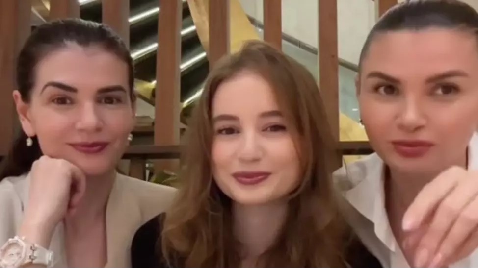 Ipostază rară cu Irina Columbeanu, mama și mătușa ei. Cum s-au filmat cele trei