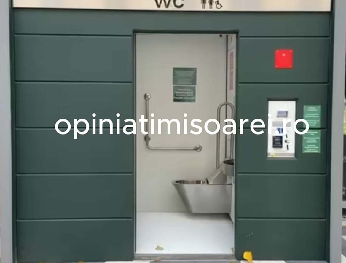 Transparență totală la Timișoara. Primarul Fritz a dat aproape 100.000 de euro pe o toaletă care se deschide singură, din greșeală