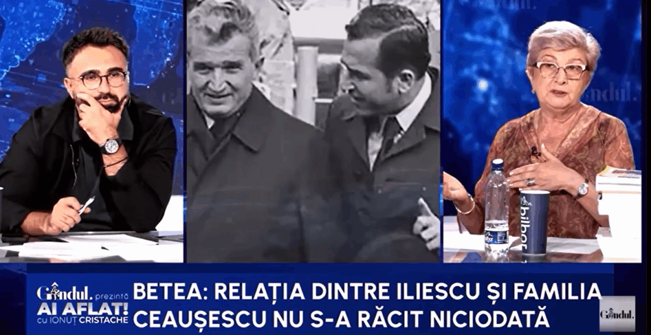 Lavinia Betea despre episodul care a adâncit ruptura dintre Iliescu și Ceaușescu. „Tu, Iliescule, ce faci aici?”
