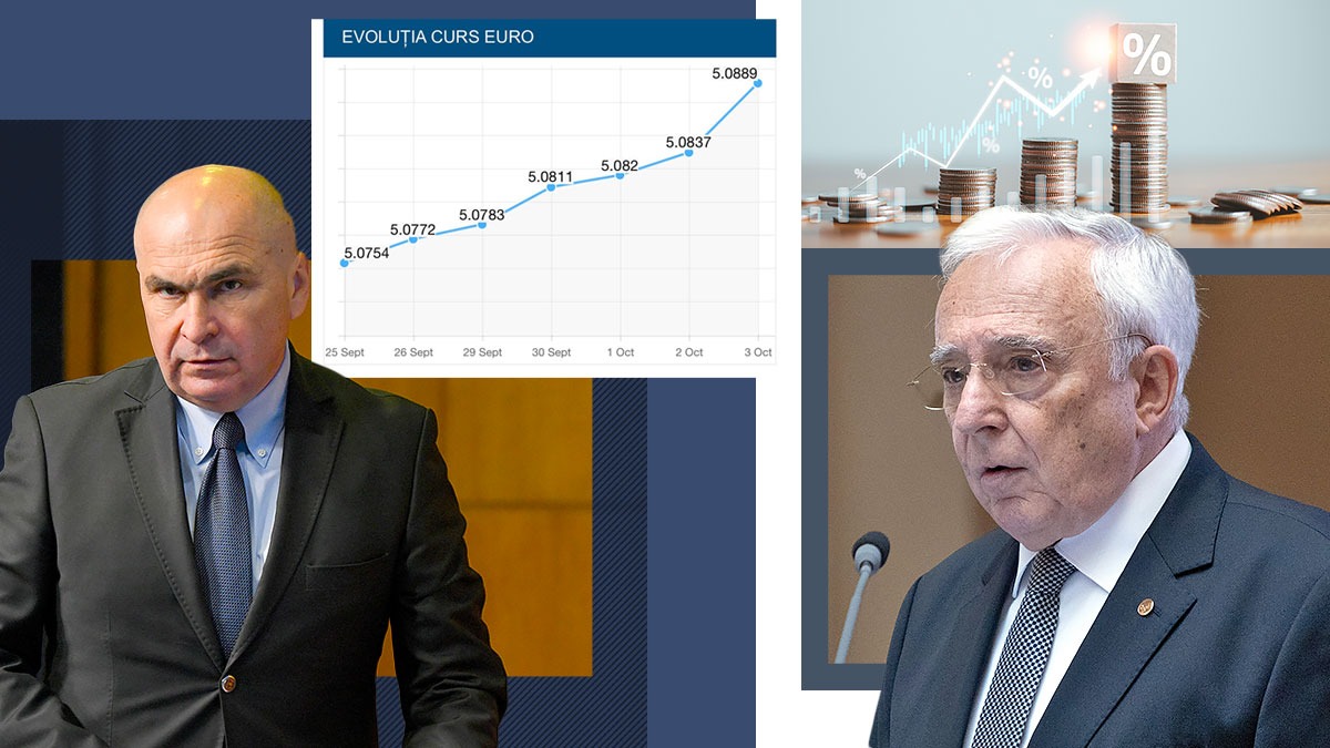 Săptămâna în care moneda națională s-a prăbușit. Leul, aproape de minim istoric