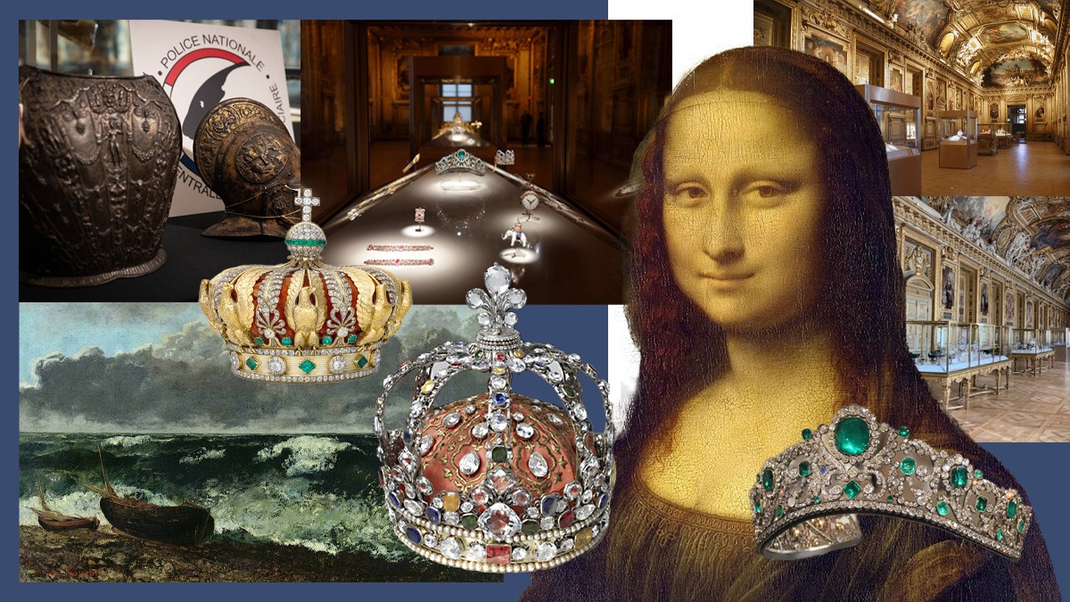 Cele mai spectaculoase furturi din istoria Luvru. De la Mona Lisa la bijuteriile lui Napoleon de azi
