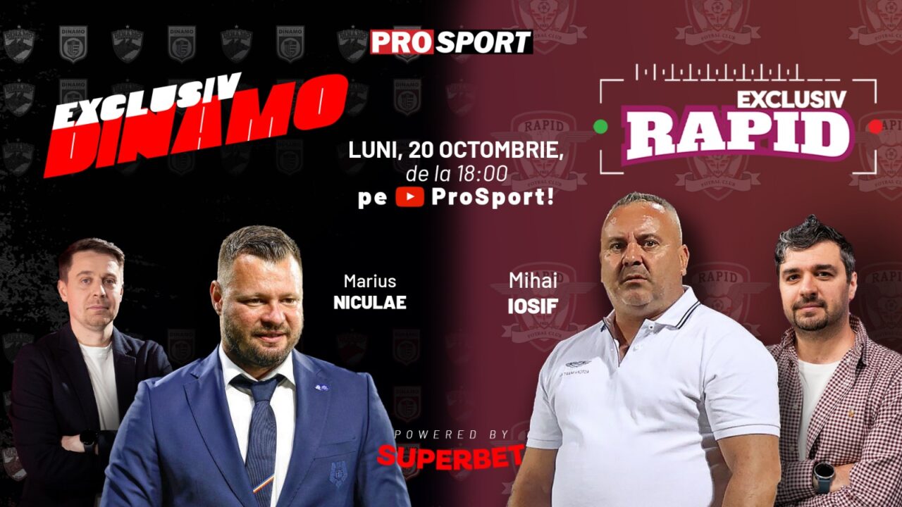 EXCLUSIV DINAMO și EXCLUSIV RAPID, ediție specială după derby cu Marius Niculae și Mihai Iosif