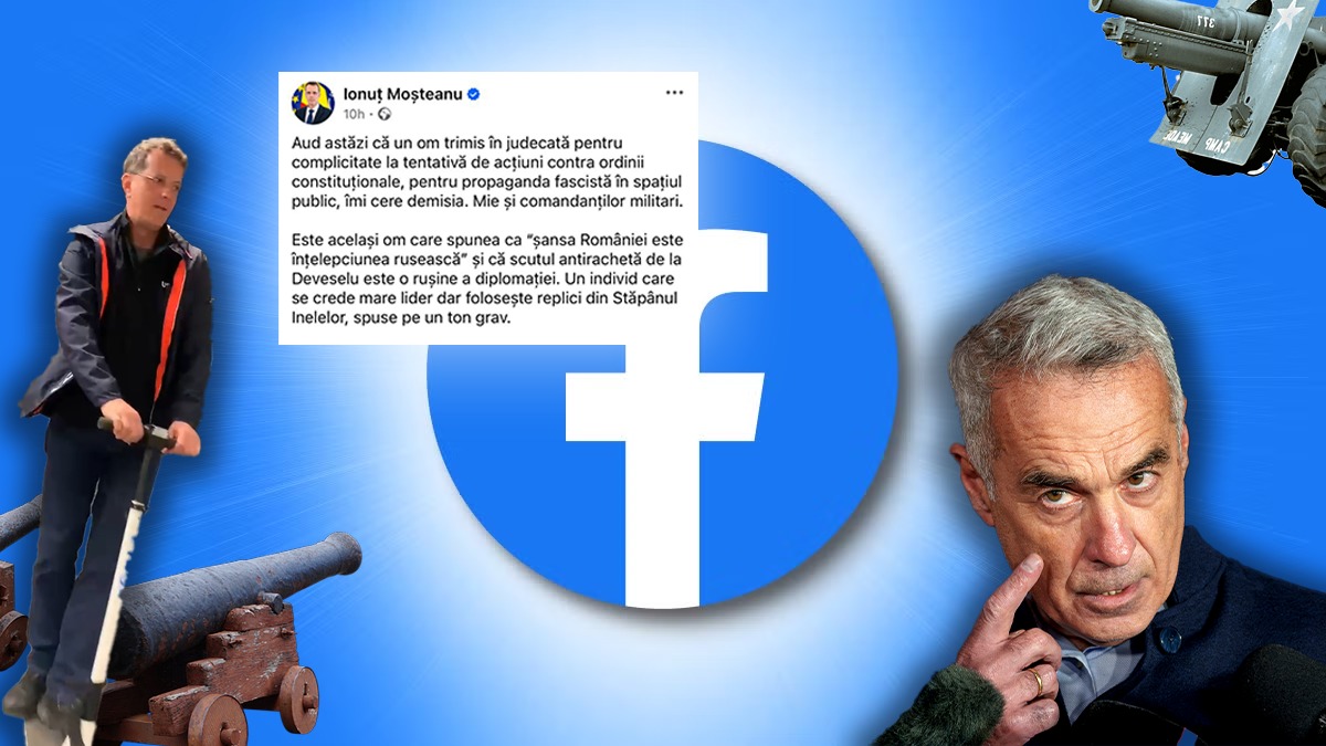 Moşteanu se războieşte cu Georgescu, pe câmpul de luptă al facebook-ului: „Se crede mare lider, dar folosește replici din Stăpânul Inelelor” / Georgescu: „Justiția să clarifice acest act, pe care eu îl consider de înaltă trădare”