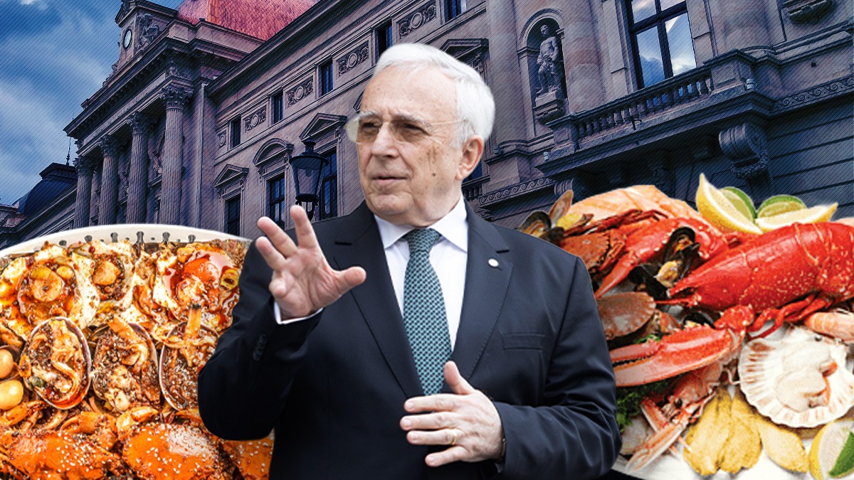 Huzur la BNR. În plină AUSTERITATE, instituția condusă de Isărescu cumpără fructe de mare de 1 milion de euro. Ce delicatese mănâncă angajații