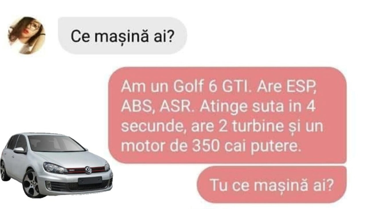 Bancul de sâmbătă | „Ce mașină ai?”