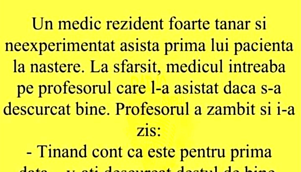 Bancul de vineri | Medicul neexperimentat și prima naștere