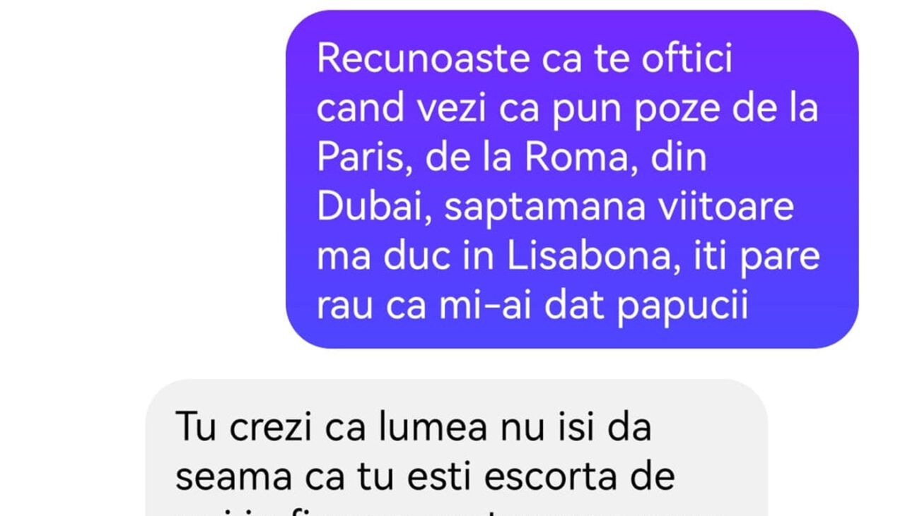 BANCUL ZILEI | „Tu crezi că lumea nu își dă seama că ești escortă?”